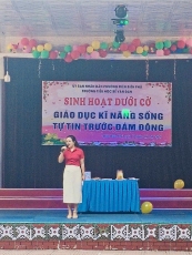 HỌC SINH TRƯỜNG TIỂU HỌC BẾ VĂN ĐÀN CHINH PHỤC NỖI SỢ NÓI TRƯỚC ĐÁM ĐÔNG