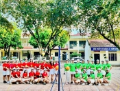 TRƯỜNG TIỂU HỌC BẾ VĂN ĐÀN TỔ CHỨC GIAO LƯU BÓNG CHUYỀN CHÀO MỪNG 20/10